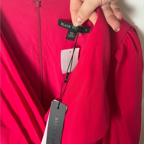 Black Halo Nuana Dress in Hibiscus 4 NEW - Picture 7 of 8